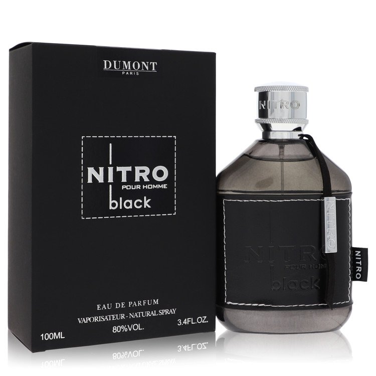Authentic Dumont Paris Dumont Nitro Black Eau De Parfum Spray (Unisex) 5 oz Outlet Batch Verified Bottle