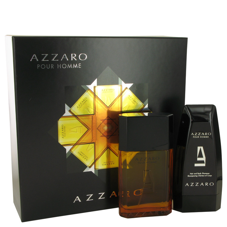 Azzaro Gift Set -- Gift Set - 3.4 oz Eau De Toilette Spray + 5 oz Hair & Body Shampoo for Men