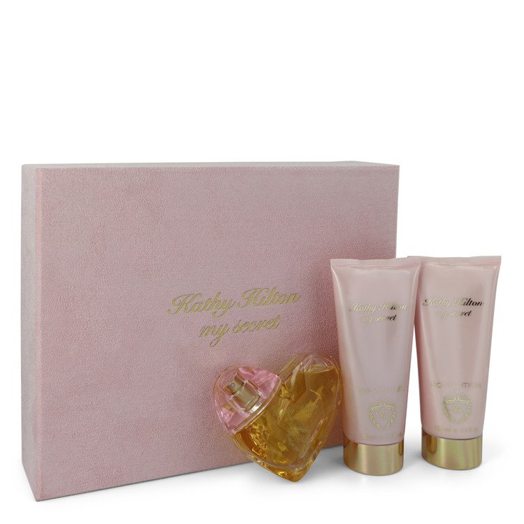 My Secret Gift Set -- Gift Set - 1.7 oz Eau De Parfum Spray + 3.4 oz Shower Gel + 3.4 Body Lotion for Women