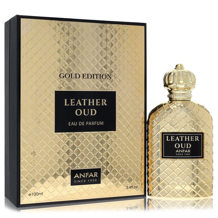 Anfar Leather Oud Gold Edition Cologne 100 ml EDP Spray for Men