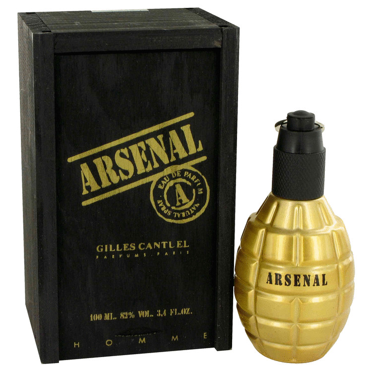 Arsenal Gold Cologne by Gilles Cantuel 100 ml EDP Spay for Men