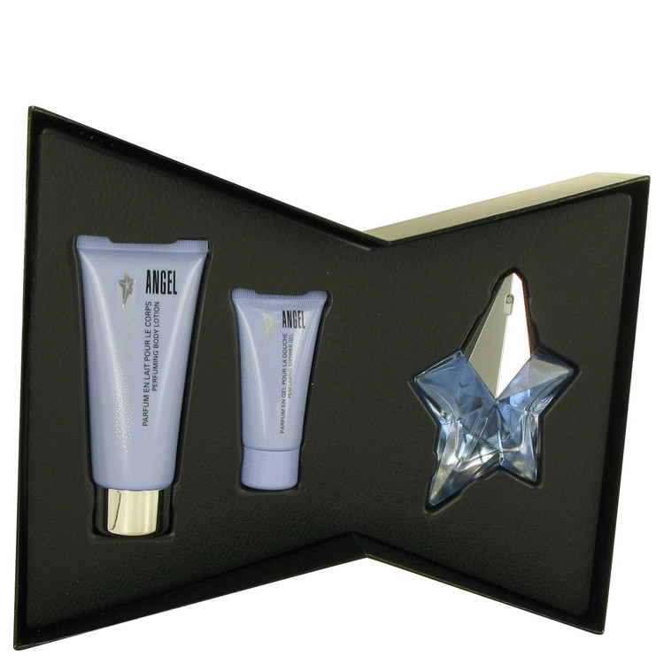 Angel for Women, Gift Set (.8 oz EDP Spray + 3.5 oz Body Lotion + 1 oz Shower Gel)