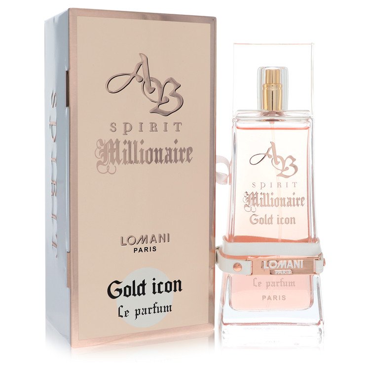 Ab Spirit Millionaire Gold Icon by Lomani Eau De Parfum Spray 3.3 oz