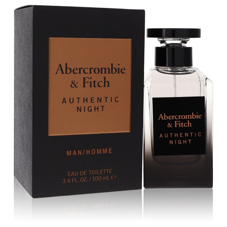 Abercrombie & Fitch Authentic Night by Abercrombie & Fitch Eau De Toilette Spray 3.4 oz For Men