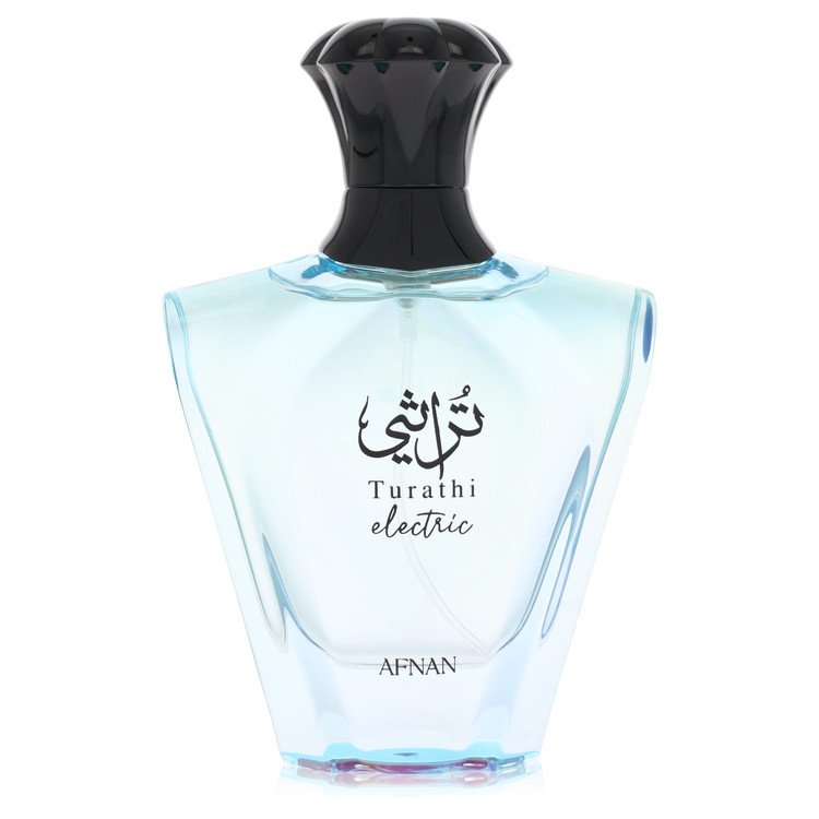 Authentic Afnan Turathi Electric Eau De Parfum Spray (Unisex Unboxed) 3.0 oz Outlet Batch Verified Bottle