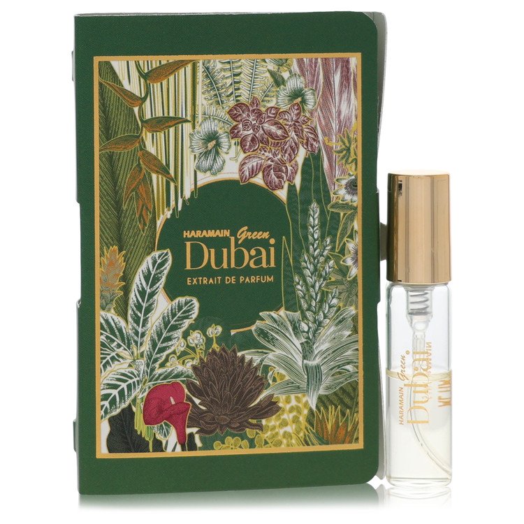 Authentic Al Haramain Green Dubai Vial (sample) 0.5 oz Outlet Batch Verified Bottle