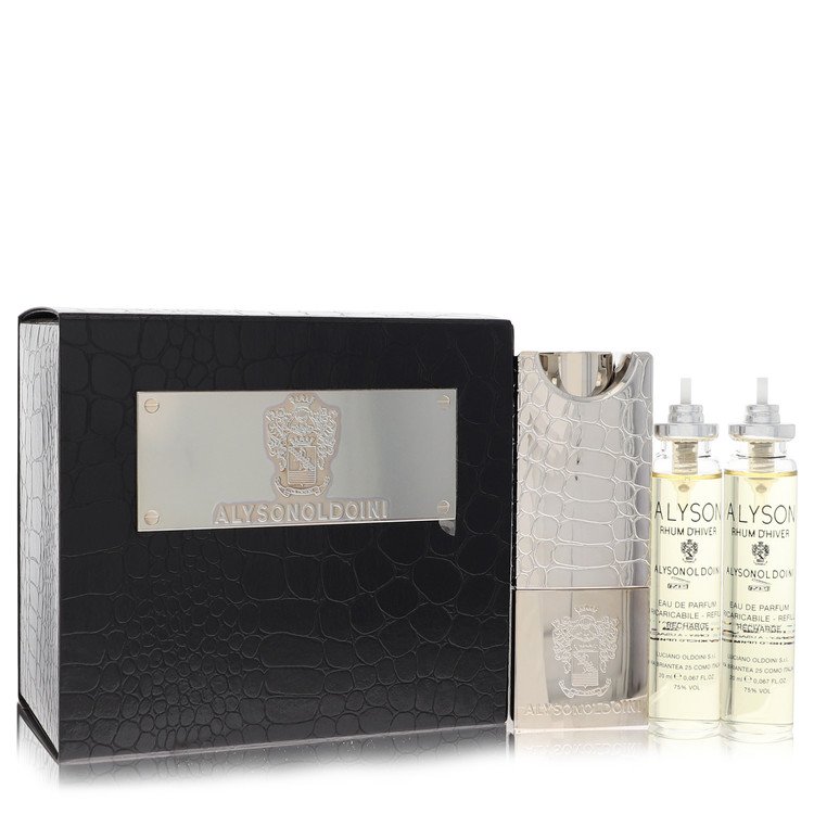 Rhum D'hiver by Alyson Oldoini - Eau De Parfum Refillable Spray Includes 3 x 20ml Refills and Atomizer 2 oz 60 ml for Men