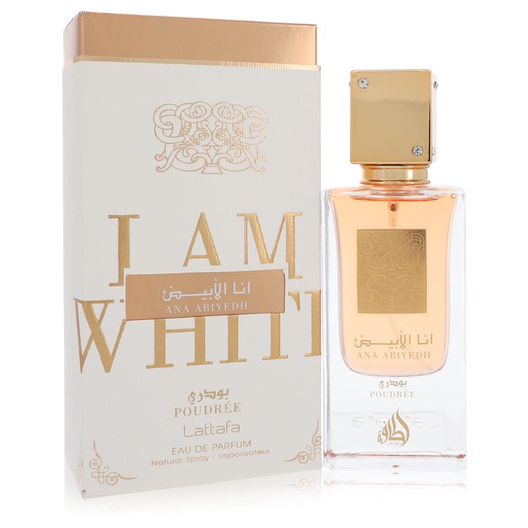 Ana Abiyedh I am White Poudree by Lattafa - Eau De Parfum Spray (Unisex) 2 oz 60 ml