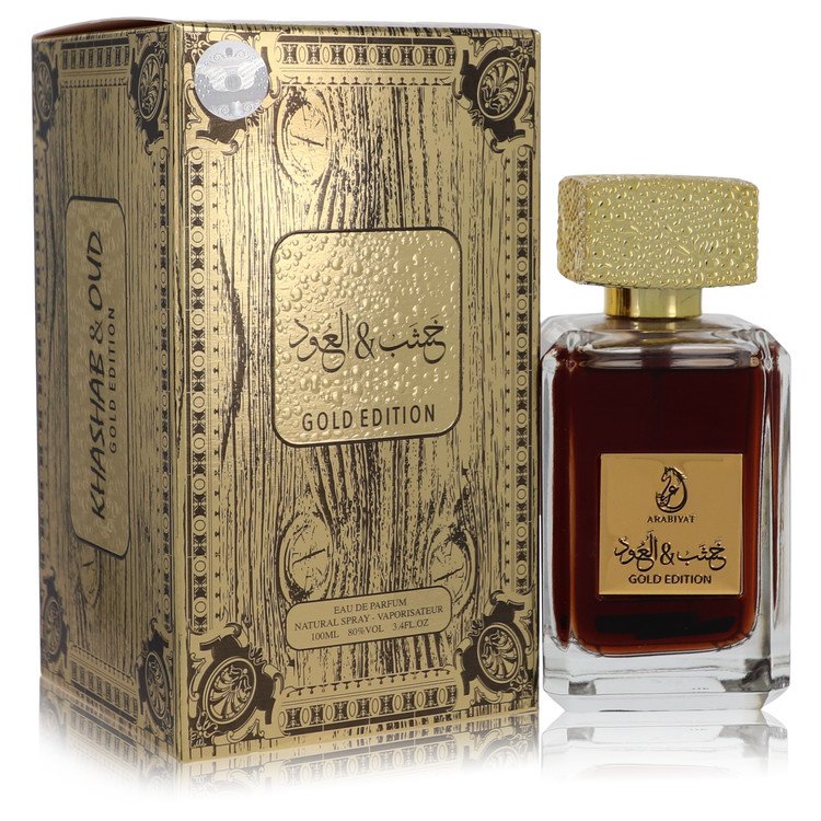 Arabiyat Khashab & Oud Gold Edition by My Perfumes Eau De Parfum Spray (Unisex) 3.4 oz Image