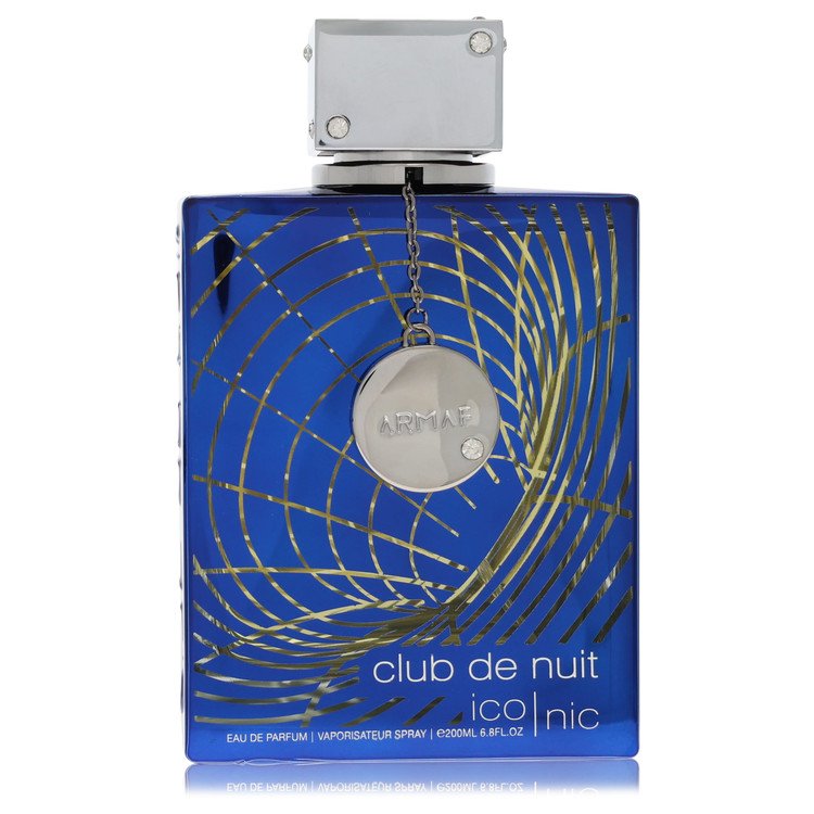 Authentic Armaf Club De Nuit Iconic Blue Eau De Parfum Spray (Unboxed) 6.8 oz Outlet Batch Verified Bottle