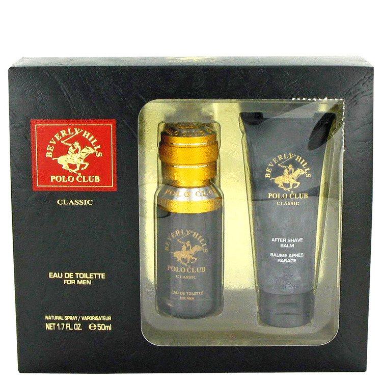 Beverly Hills Polo Club Gift Set -- Gift Set - 1.7 oz Eau De Toilette Spray + 2.5 oz After Shave Balm for Men