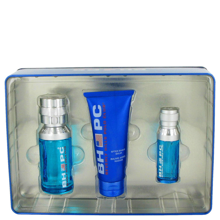 Beverly Hills Polo Club Sport Gift Set -- Gift Set - 3.4 oz Eau De Toilette Spray + 2.5 oz Deodorant Stick + 2.5 oz After Shave Balm for Men