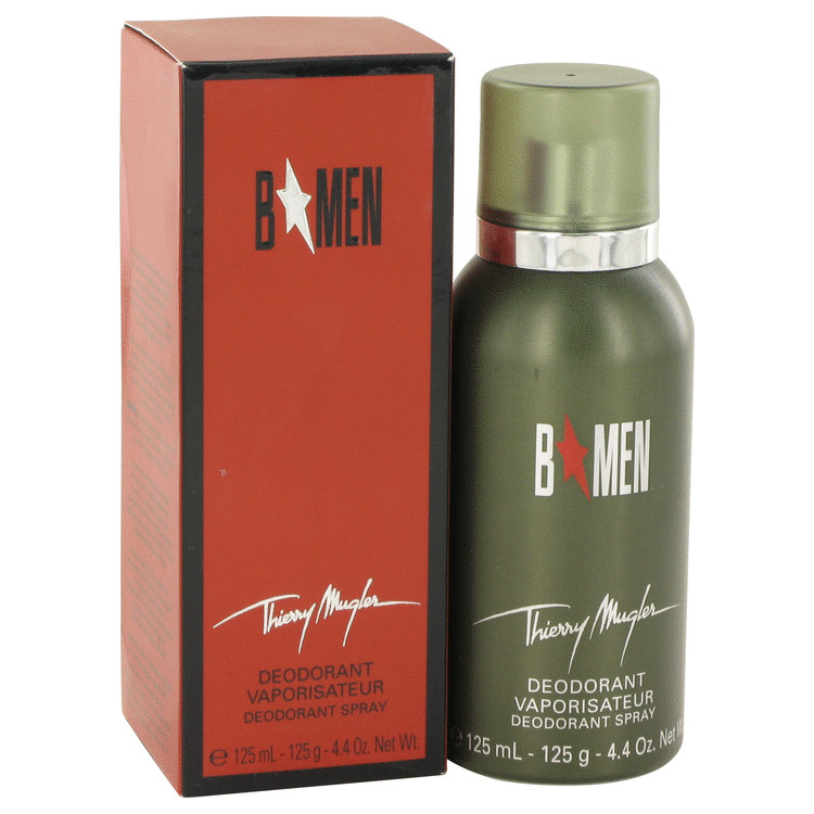 B Men Deodorant by Thierry Mugler 4.4 oz Deodorant Spray for Men