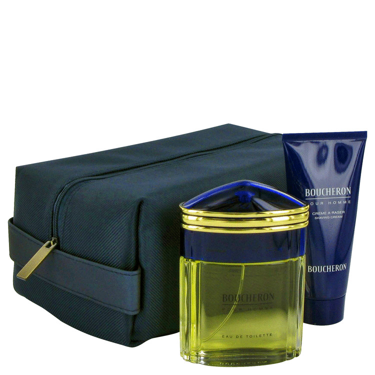 Boucheron Gift Set -- Gift Set - 3.3 oz Eau De Toilette Spray + 3.3 oz After Shave Cream for Men
