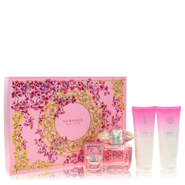 Versace Amber Bright Crystal Gift Set 90Ml Edt + 100Ml Body Lotion + 100Ml Shower Gel + 5Ml Edt - Image 2