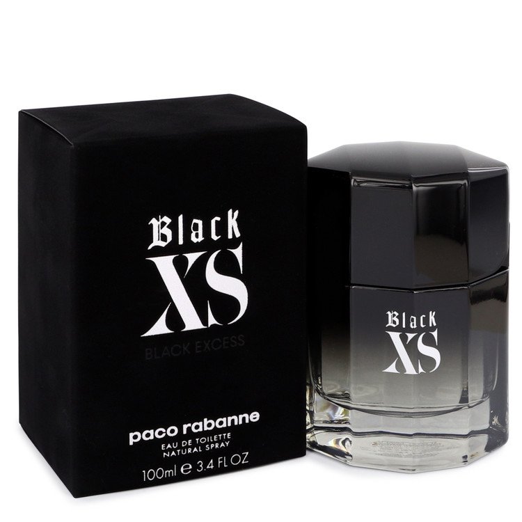 Black XS by Paco Rabanne Eau De Toilette Spray (2018 New Packaging) 3.4 oz