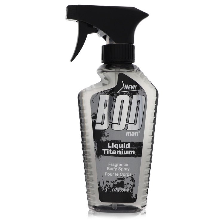 Bod Man Liquid Titanium by Parfums De Coeur Fragrance Body Spray 8 oz For Men