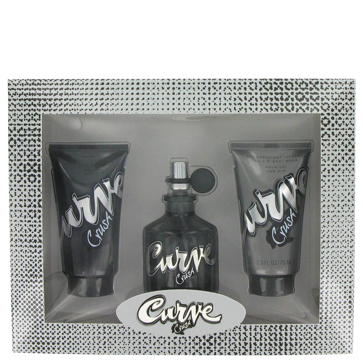 Curve Crush Gift Set -- Gift Set - 2.5 oz Cologne Spray + 2.5 oz Skin Soother + 2.5 oz Hair/Body Wash for Men