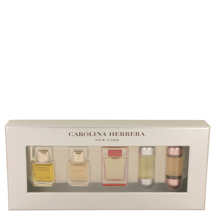Chic Gift Set -- Gift Set - Mini Gift Set Includes Carolina Herrera, Carolina, Chic, 212 and 212 Sexy. for Women