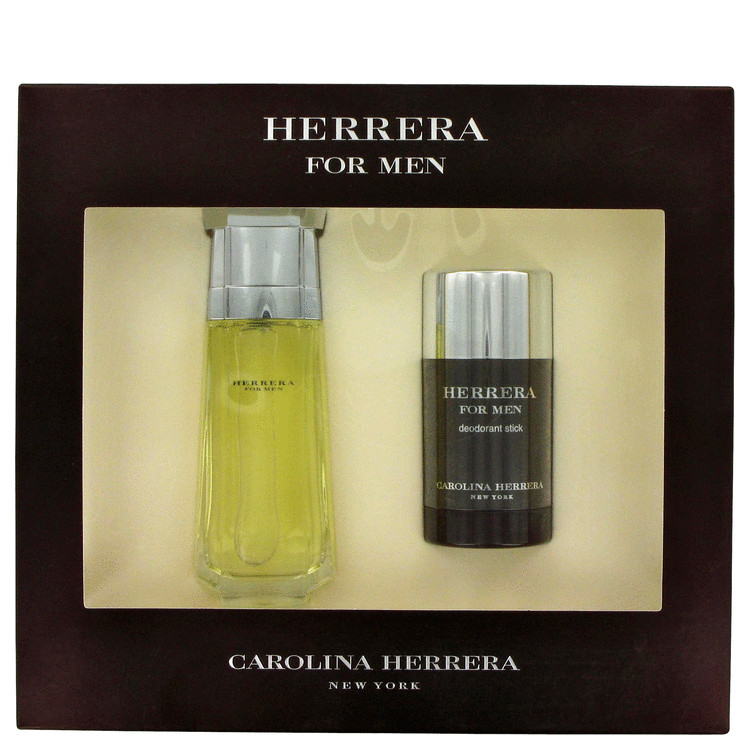 Carolina Herrera Gift Set -- Gift Set - 3.4 oz Eau De Toilette Spray + 2.5 oz Deodorant Stick for Men