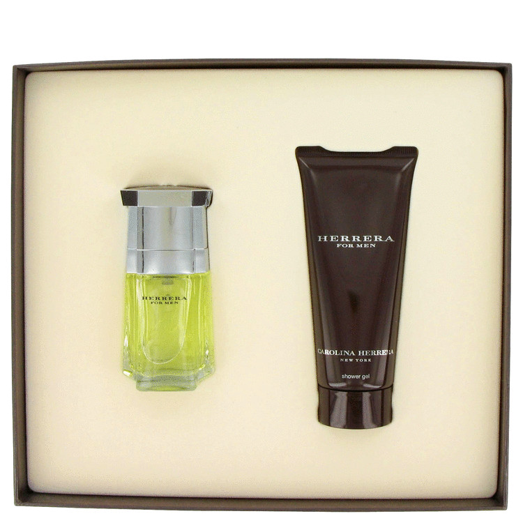 Carolina Herrera Gift Set -- Gift Set - 1.7 oz Eau De Toilette Spray + 3.4 oz Shower Gel for Men