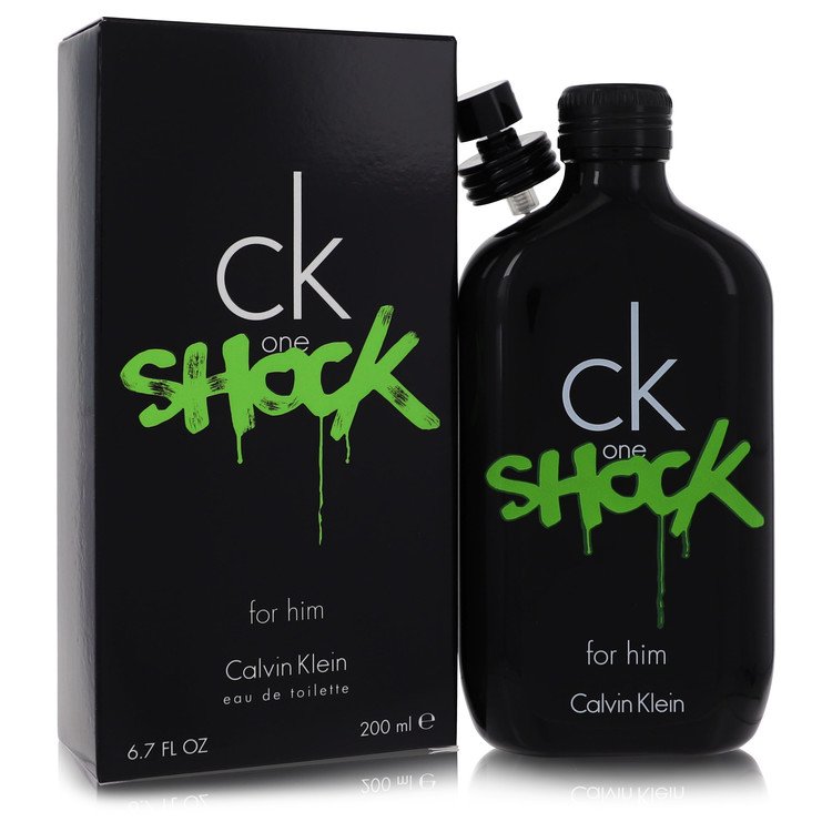 CK One Shock by Calvin Klein Men Eau De Toilette Spray 6.7 oz Image