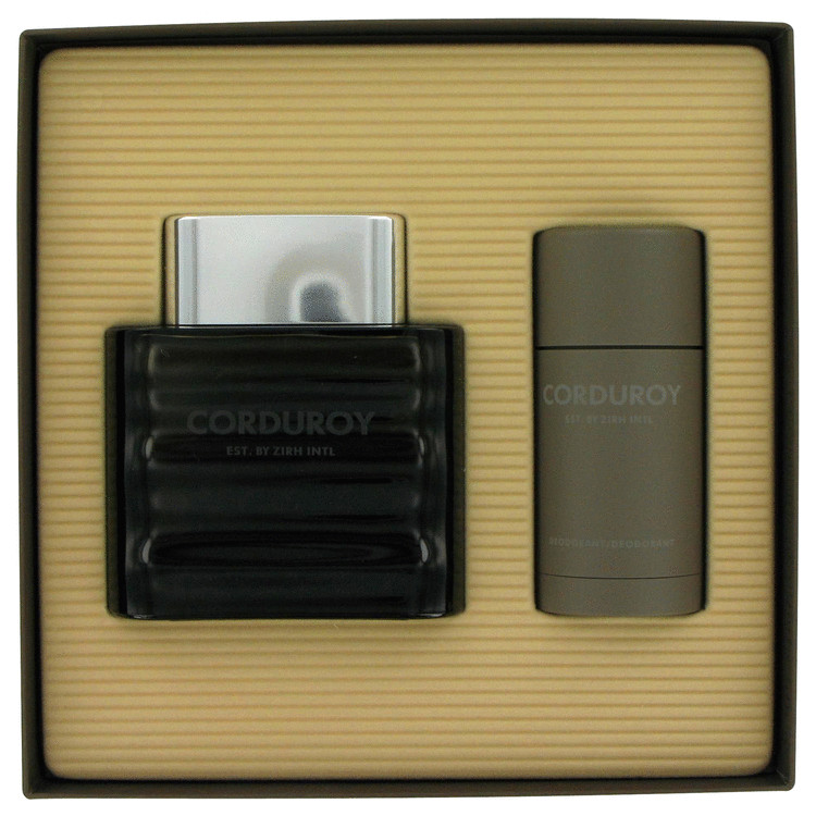 Corduroy for Men, Gift Set (4.2 oz EDT Spray + 2.5 oz Deodorant Stick)