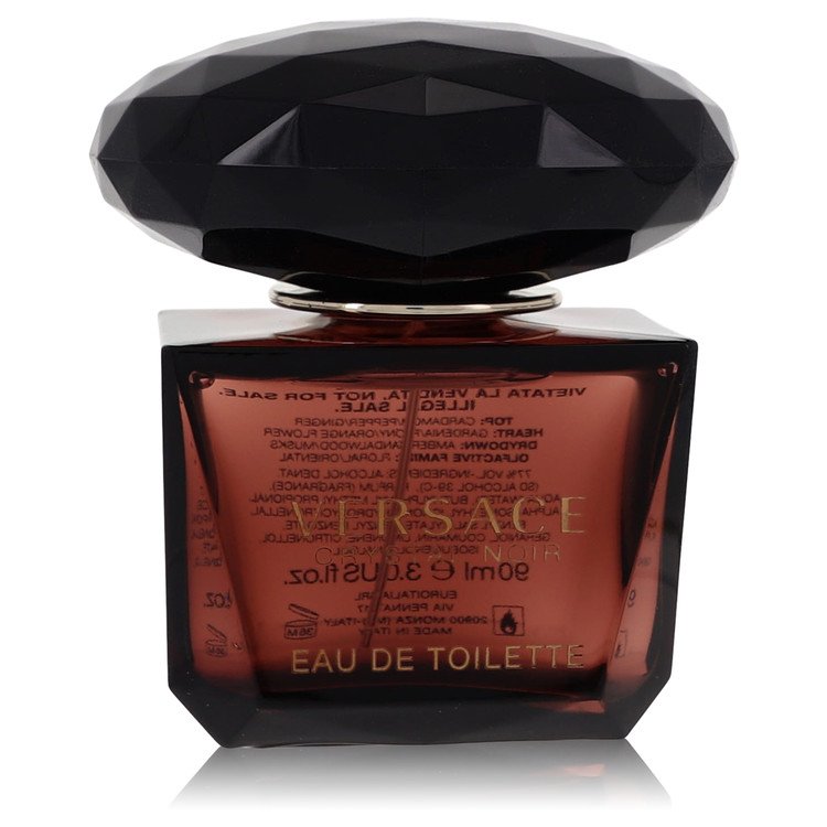 Crystal Noir Perfume by Versace 3 oz EDT Spray(Tester) for Women