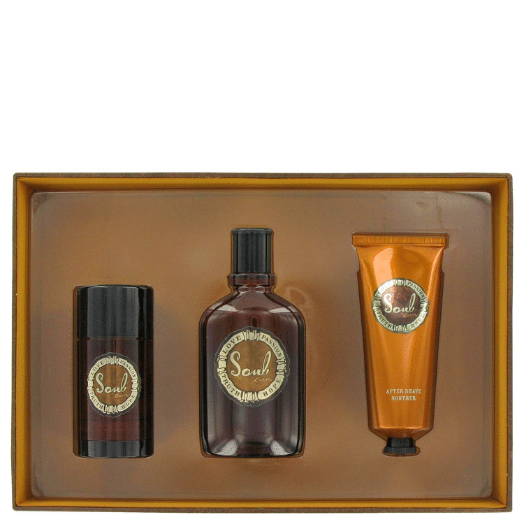 Curve Soul for Men, Gift Set (3.4 oz Cologne Spray + 3.4 oz Shower Gel + 2.6 oz Deodorant Stick)