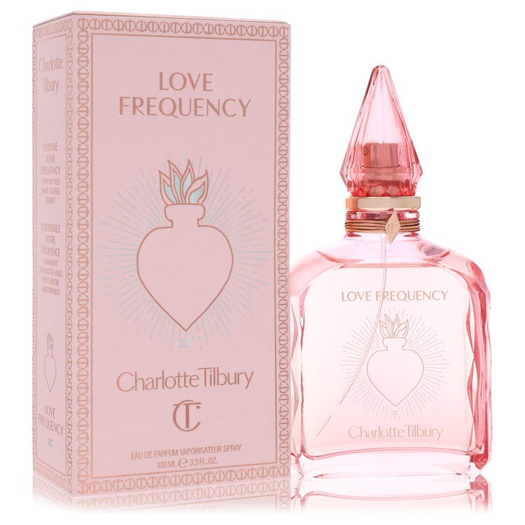 Authentic Charlotte Tilbury Love Frequency Eau De Parfum Spray (Unisex) 3.3 oz Outlet Batch Verified Bottle
