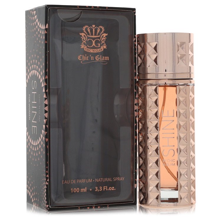 Authentic Chic 'N Glam Shine Eau De Parfum Spray 3.3 oz Outlet Batch Verified Bottle