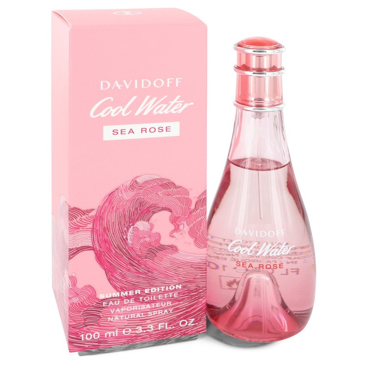 Cool Water Sea Rose by Davidoff - Eau De Toilette Spray (2019 Summer Edition) 3.3 oz 100 ml for Women