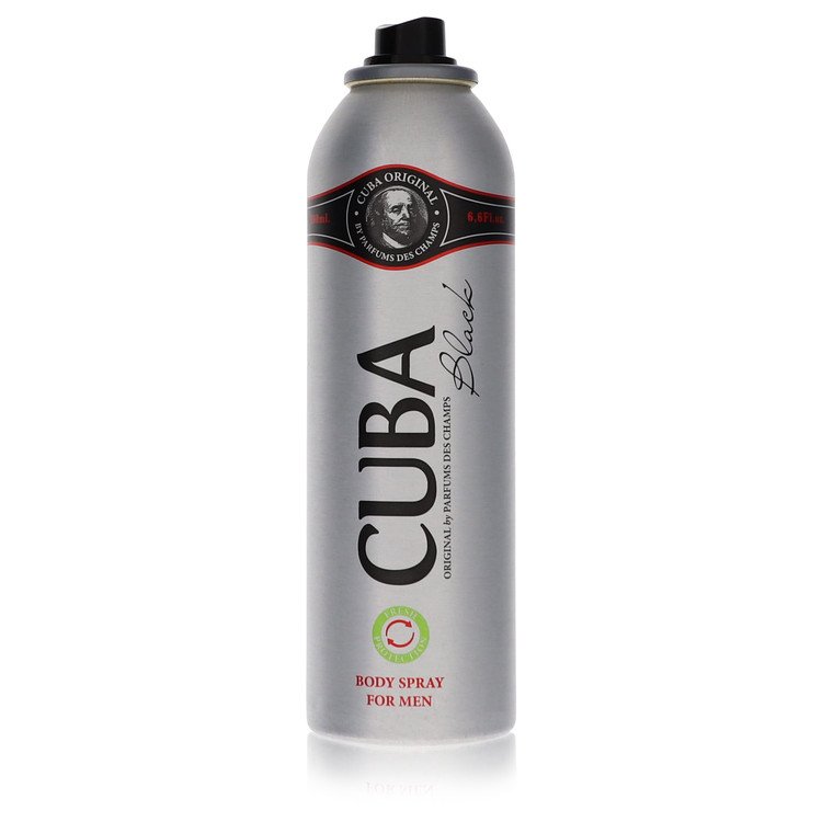 Authentic Fragluxe CUBA Black Body Spray (Tester) 6.6 oz Outlet Batch Verified Bottle