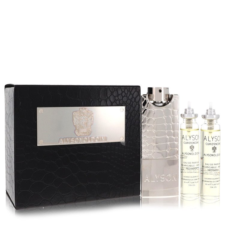 Image Of 	Cuir D'encens by Alyson Oldoini Men Gift Set -- 3 x 2.0 oz Esprit de Parfum Sprays	