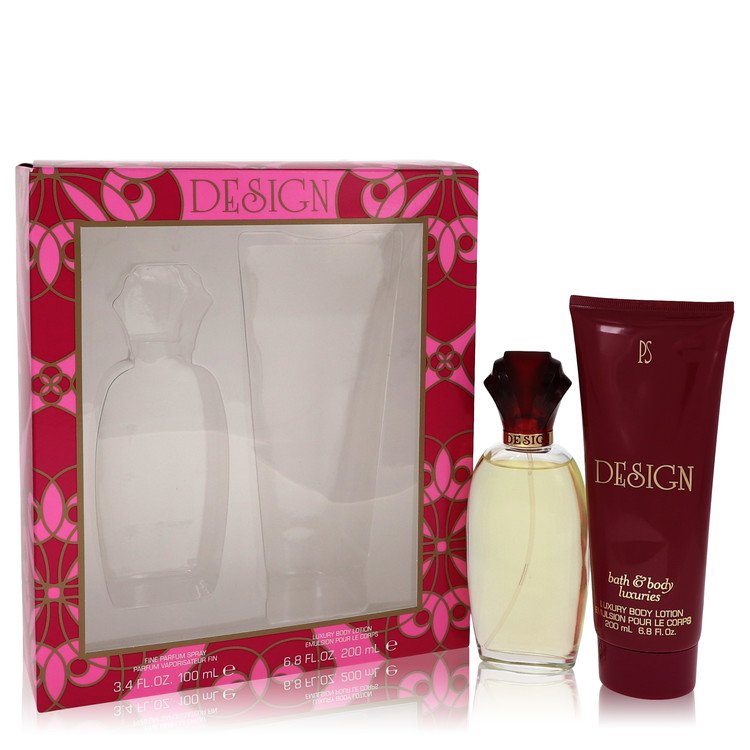 Design by Paul Sebastian Gift Set – 3.4 oz Eau De Parfum Spray + 6.7 oz Body Lotion — For Women
