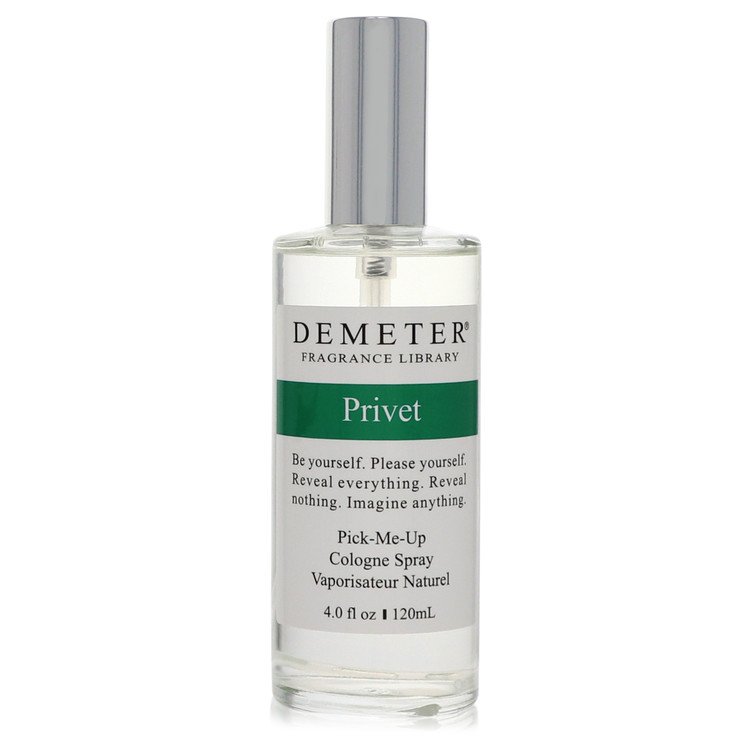 Demeter Privet Cologne 4 oz Cologne Spray (Unisex Unboxed) for Men