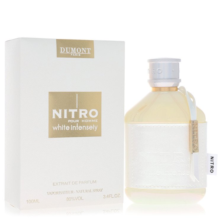 Authentic Dumont Nitro White Intensely Extrait De Parfum Spray 3.4 oz Outlet Batch Verified Bottle