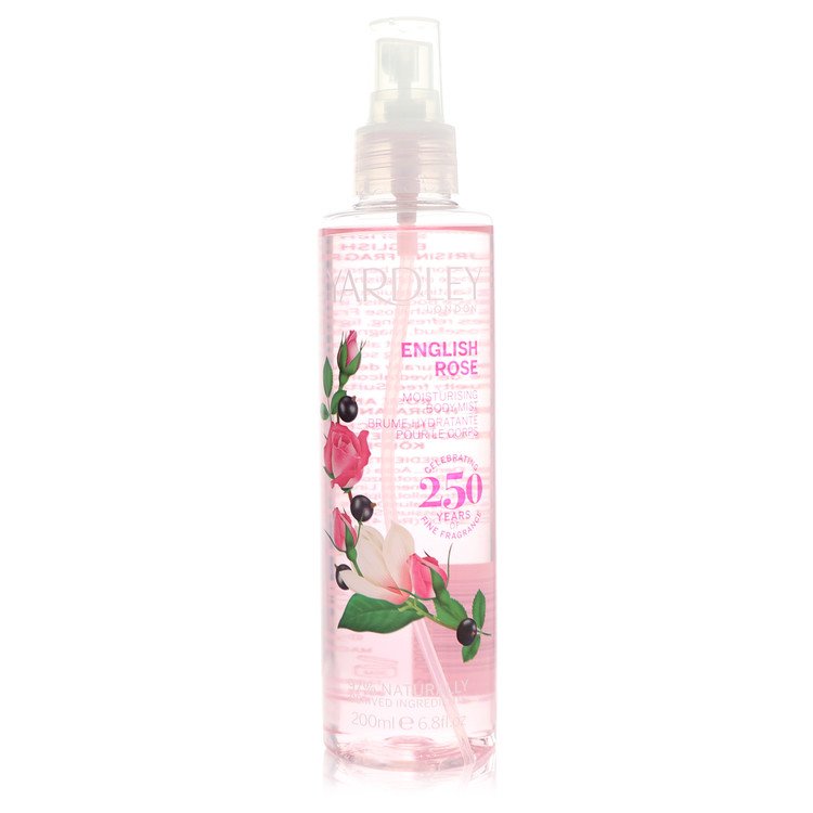 Yardley London English Rose Yardley Perfume 6.8 oz Body Mist Spray for Women