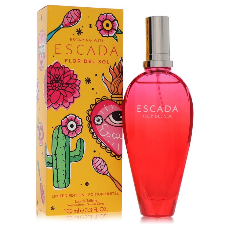Escada Flor Del Sol Perfume 3.4 oz EDT Spray (Limited Edition) for Women