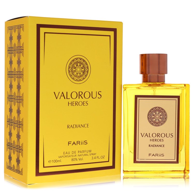 Authentic Fariis Parfum Fariis Valorous Heroes Radiance 3.4 oz Outlet Batch Verified Bottle