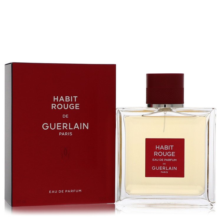 Habit Rouge Cologne by Guerlain 3.4 oz EDP Spray for Men