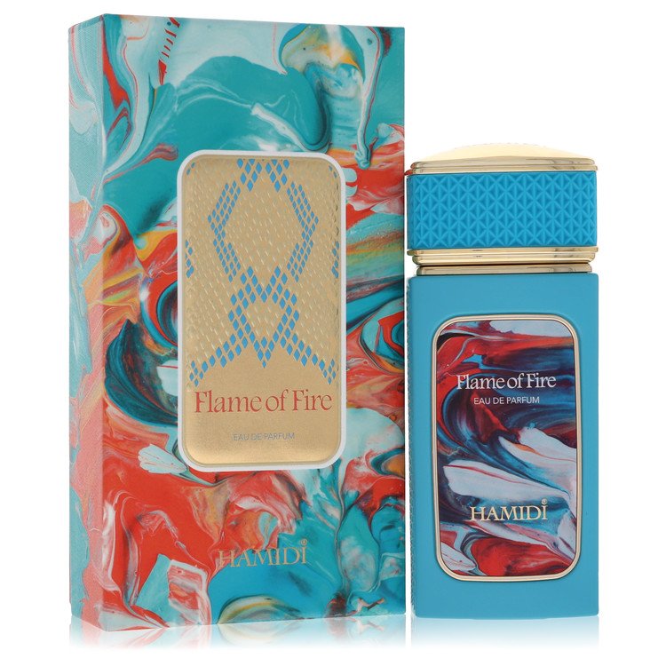 Authentic Hamidi Flame Of Fire Eau De Parfum Spray (Unisex) 3.4 oz Outlet Batch Verified Bottle