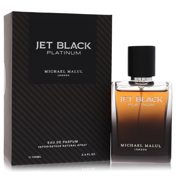 Jet Black Platinum Cologne by Michael Malul 100 ml EDP Spray for Men