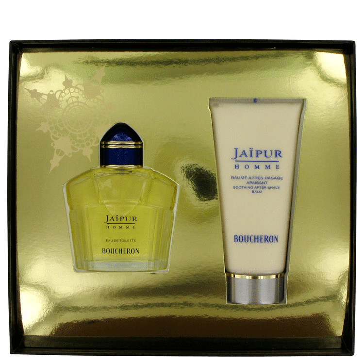 Jaipur for Men, Gift Set (1.7 oz EDT Spray + 3.3 oz Aftershave Balm)