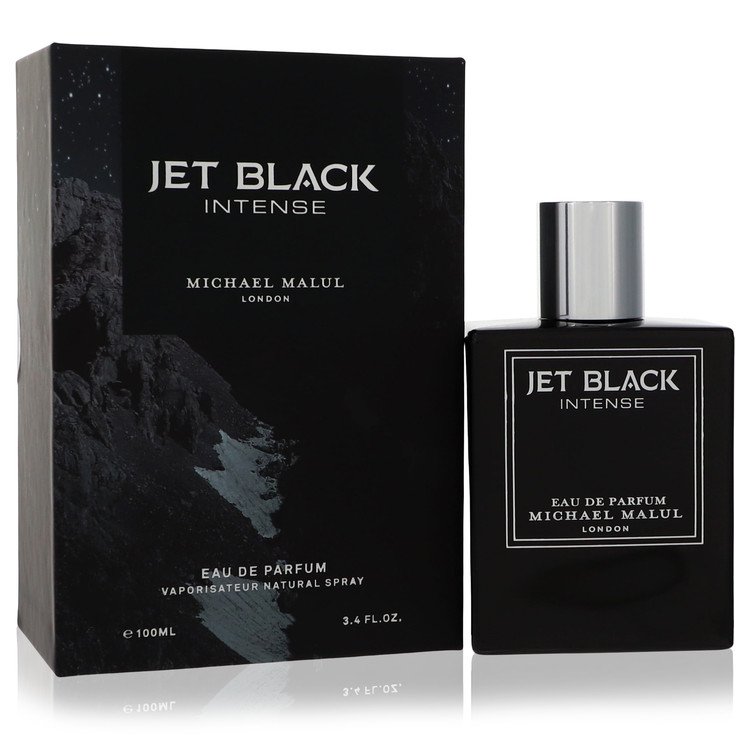 Jet Black Intense by Michael Malul Men Eau De Parfum Spray 3.4 oz Image