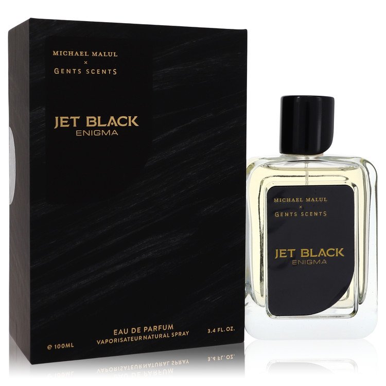 Jet Black Enigma Cologne by Michael Malul 3.4 oz EDP Spray for Men