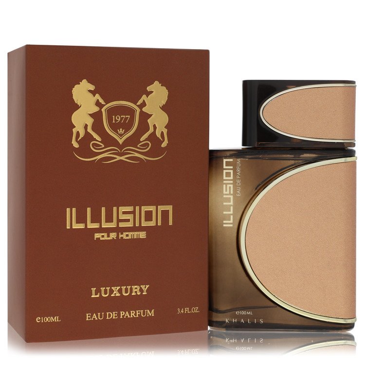 Khalis Illusion Luxury Collection Cologne 100 ml EDP Spray for Men