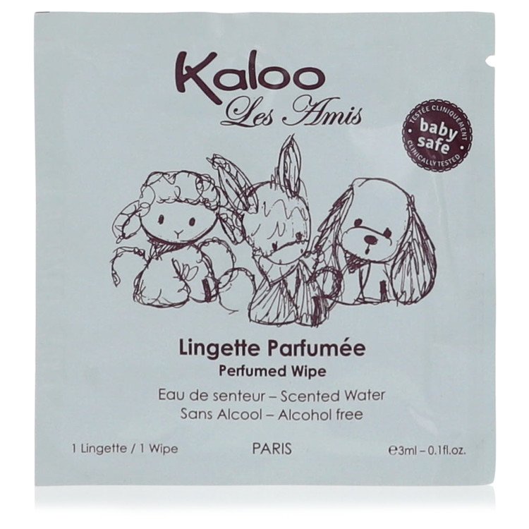 Kaloo Les Amis by Kaloo - Pefumed Wipes 0.1 oz 3 ml for Men