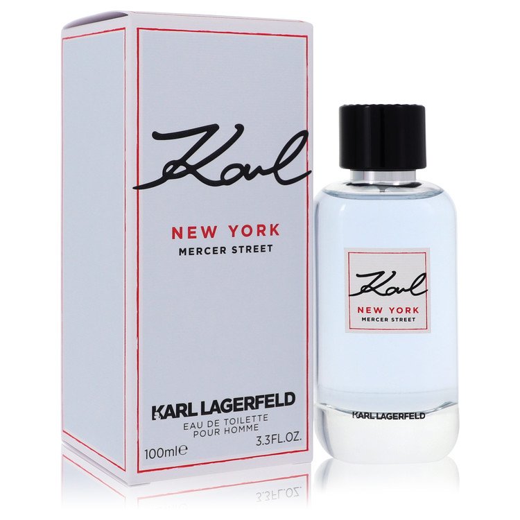 Karl New York Mercer Street by Karl Lagerfeld Men Eau De Toilette Spray 3.3 oz Image