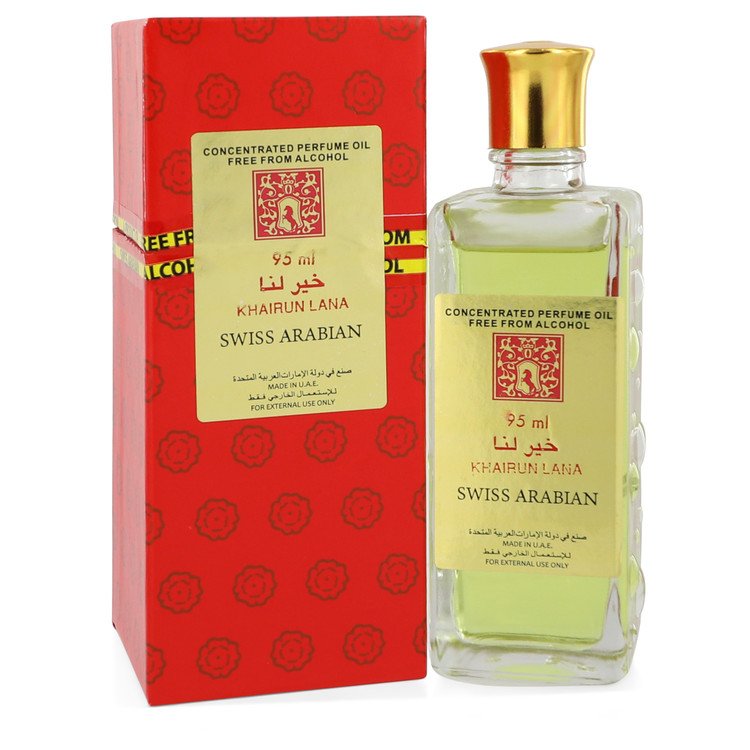 Khairun Lana by Swiss Arabian Women Concentrated Perfume Oil Free From Alcohol (Unisex) 3.2 oz Image